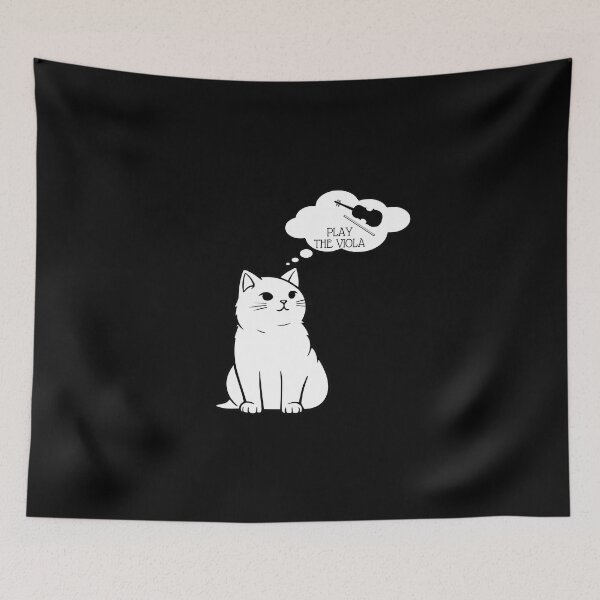 Item preview, play the viola, cute cat designed and sold by By-LuQuiRRis.