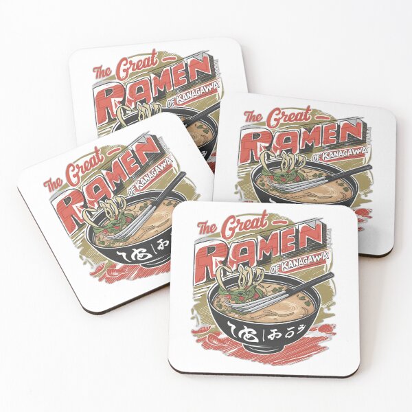 Item preview, The Great Ramen off Kanagawa designed and sold by onicaras.