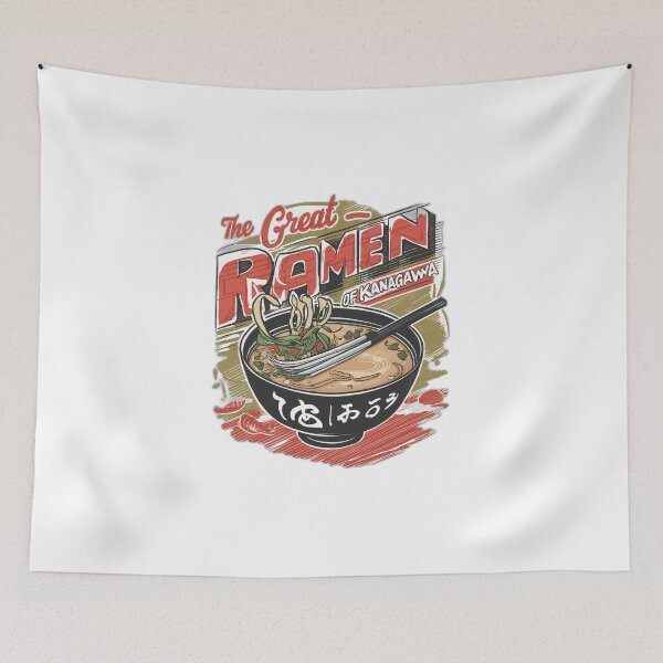 Item preview, The Great Ramen off Kanagawa designed and sold by onicaras.
