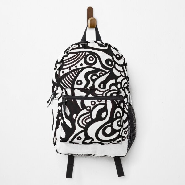 Item preview, 654. Sinus: Intricate Monochrome Abstract Design designed and sold by Veera Zukova.