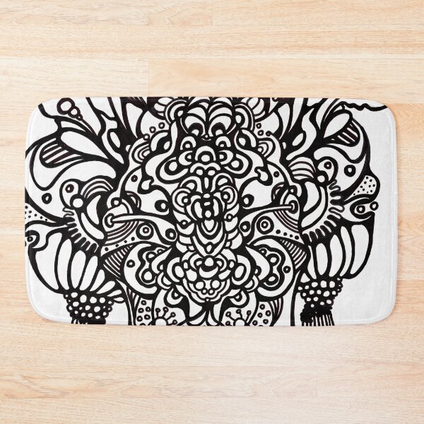 Item preview, 654. Sinus: Intricate Monochrome Abstract Design designed and sold by Veera Zukova.