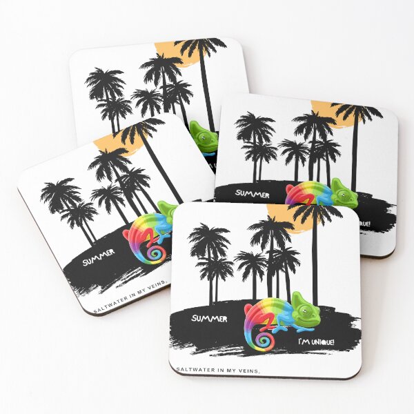 Item preview, Summer and Chameleons designed and sold by UnikatArt.