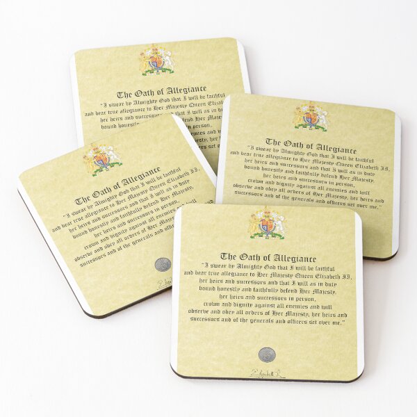 Item preview, The Oath of Allegiance (UK Military) designed and sold by LaughingProf.
