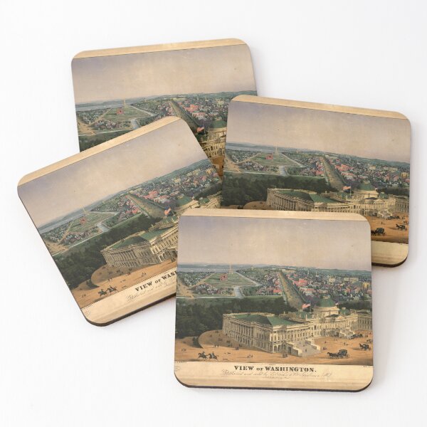 Item preview, View of Washington D.C. circa 1852 designed and sold by allhistory.
