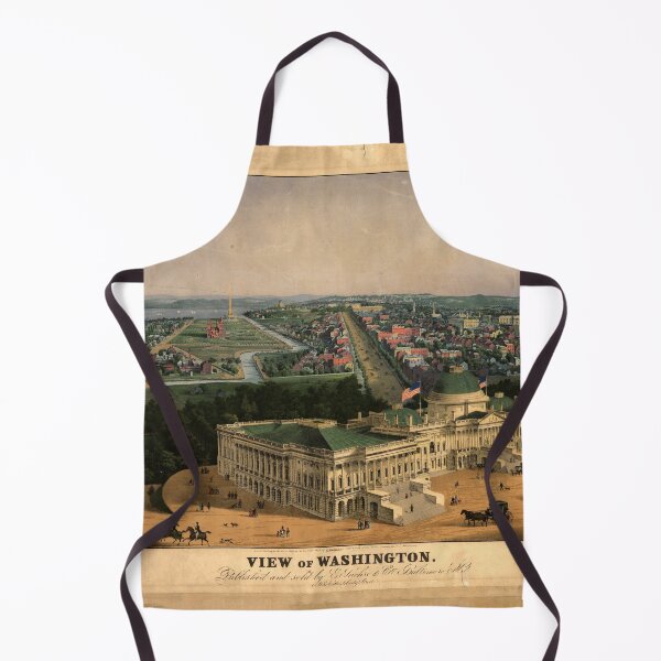 Item preview, View of Washington D.C. circa 1852 designed and sold by allhistory.