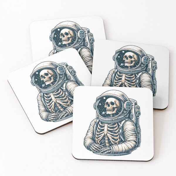Item preview, Bone Voyage: The Skeleton Astronaut designed and sold by Astral-Artisan.