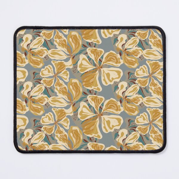 Item preview, Stylized Nasturtium flowers pattern in Japanese Style designed and sold by NayaChu.