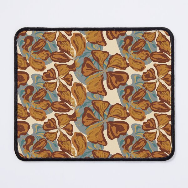 Item preview, Stylized Nasturtium flowers pattern in Japanese Style designed and sold by NayaChu.