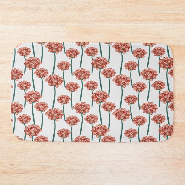 Item preview, Stylized Geranium flowers  pattern in Japanese Style designed and sold by NayaChu.