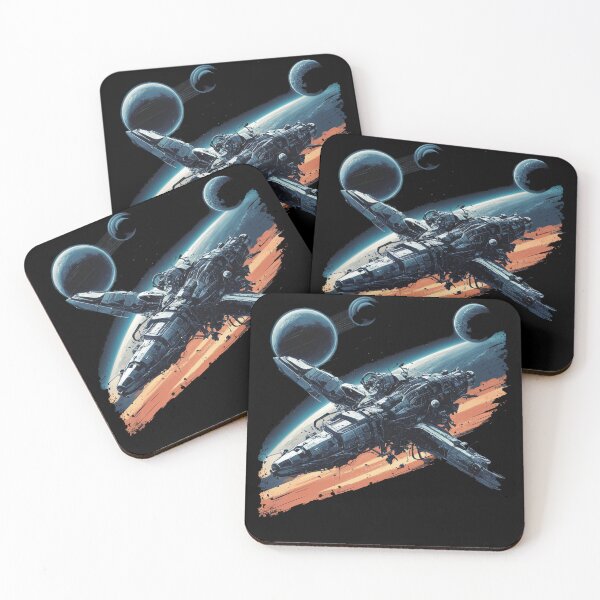 Item preview, Space junk of space station and rockets designed and sold by desinganddecor.