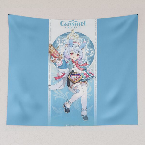 Item preview, Genshin Impact - Sigewinne Character Official Poster designed and sold by Krimsy.
