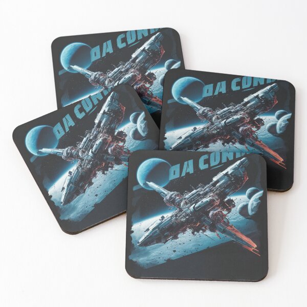 Item preview, Space junk of space station and rockets designed and sold by desinganddecor.