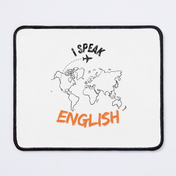 Item preview, I SPEAK ENGLISH  TEE - LANGUAGE TEE SHIRT designed and sold by CreativeCity-6.