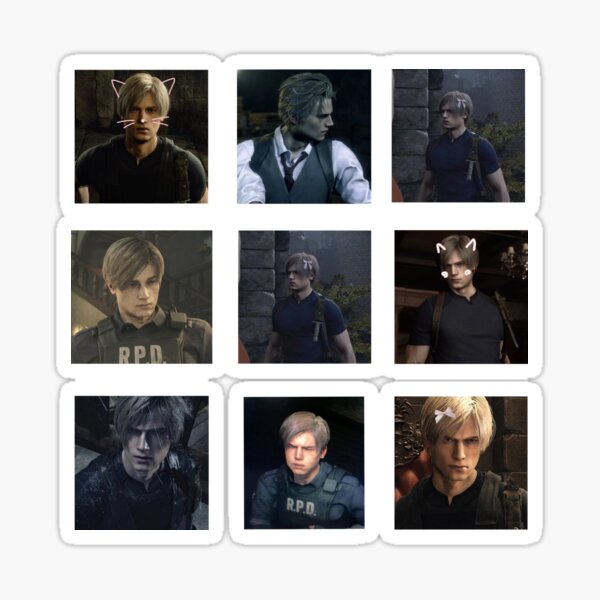 Item preview, Cute Leon Kennedy Stickers Pack designed and sold by Flop Shop.
