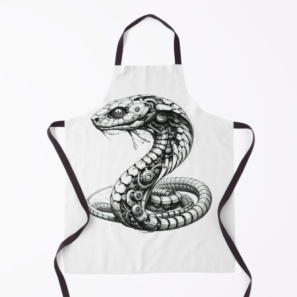 Item preview, Steampunk Serpent - Mechanical Snake Artwork for Unique Home Decor designed and sold by MiszungART.