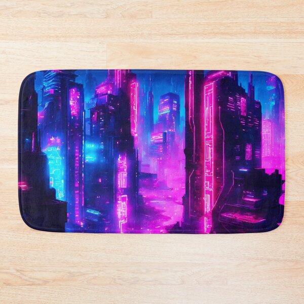 Item preview, Sci-Fi Cyber Cityscape designed and sold by Tom-Johnson.