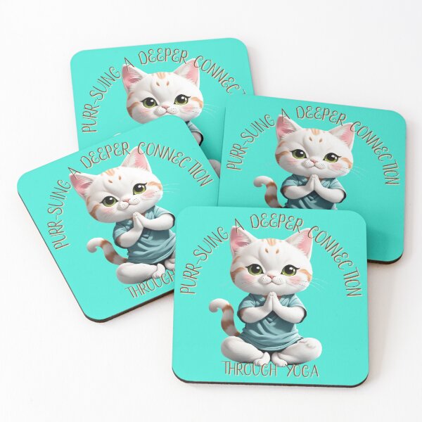 Item preview, Cute Zen Master Yoga Cat designed and sold by Uniquely Yours.
