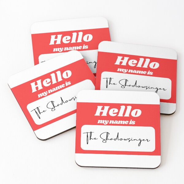 Item preview, ACOTAR Azriel the Shadowsinger Name Tag designed and sold by emilywilliamz.