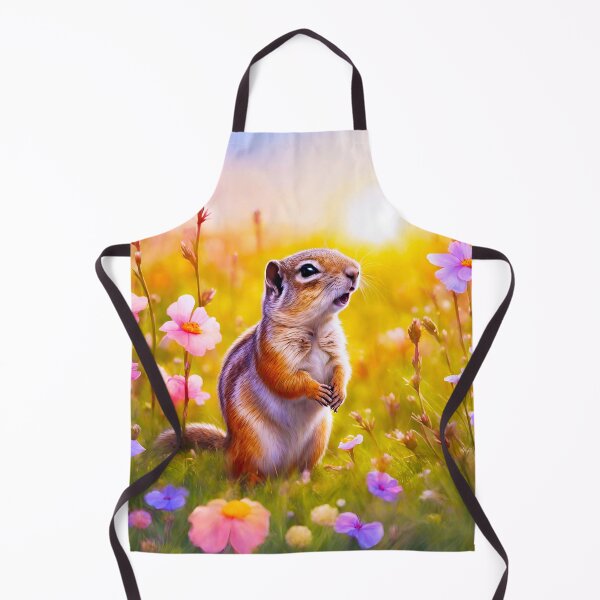 Item preview, Cute Ground Squirrel Amid Flowers designed and sold by Tom-Johnson.