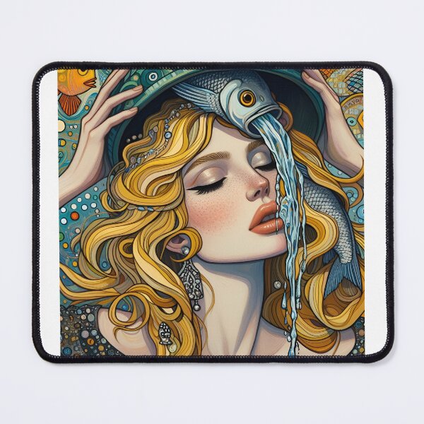 Item preview, Blond girl with fish  designed and sold by MireaM.