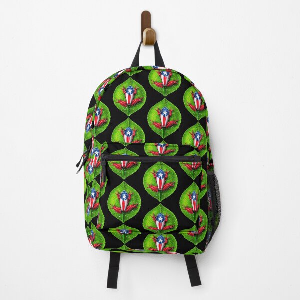 Item preview, Puerto Rico Flag Coqui Frog designed and sold by underheaven.