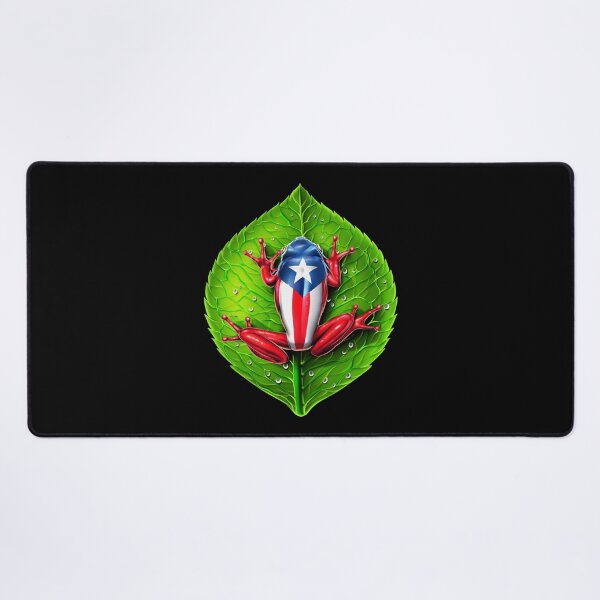 Item preview, Puerto Rico Flag Coqui Frog designed and sold by underheaven.