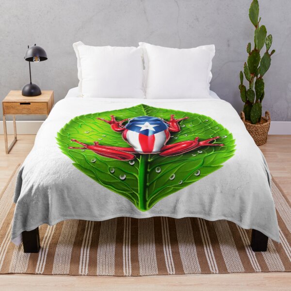 Item preview, Puerto Rico Flag Coqui Frog designed and sold by underheaven.