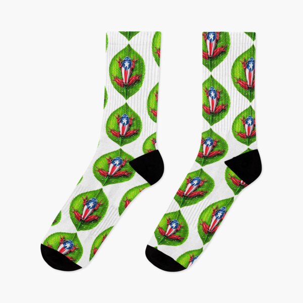 Item preview, Puerto Rico Flag Coqui Frog designed and sold by underheaven.