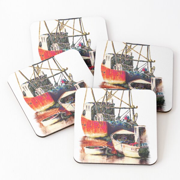 Item preview, Padstow harbour mixed media for charity designed and sold by JayTCee.