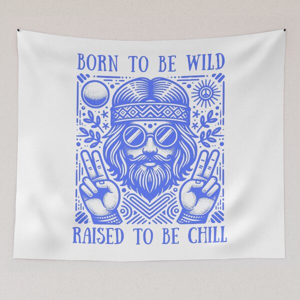 Item preview, Born to Be Wild Raised to Be Chill TShirt designed and sold by TheHipGypsea.