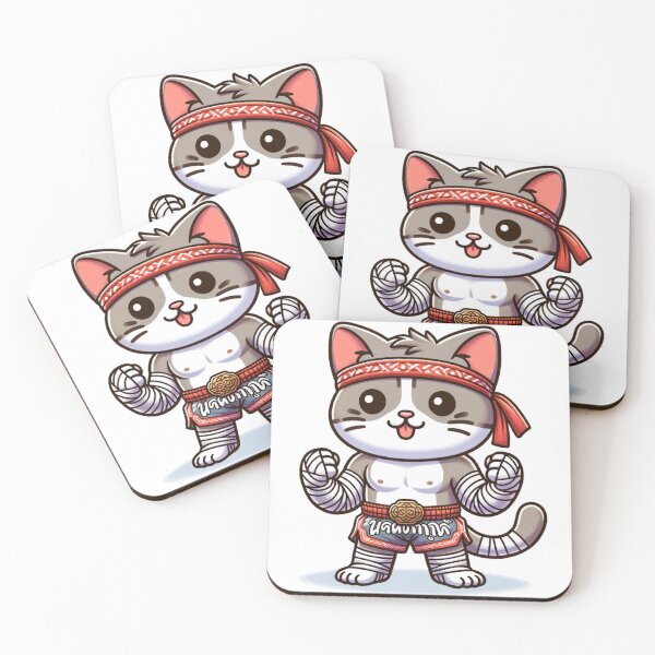 Item preview, Cat muay thai designed and sold by NTKSHOP11.
