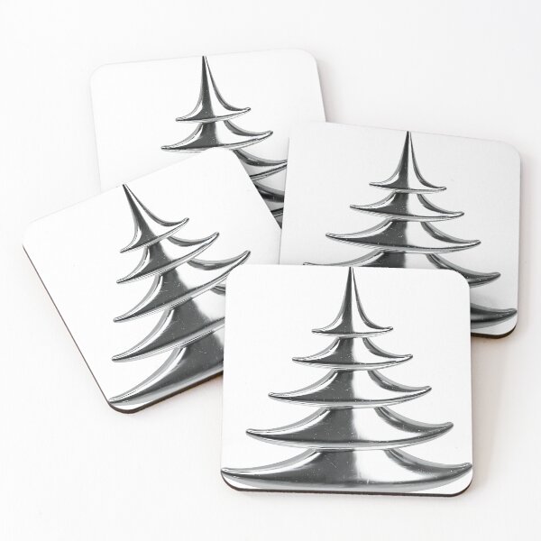 Item preview, Silver Metal Christmas Tree designed and sold by ha11e11.