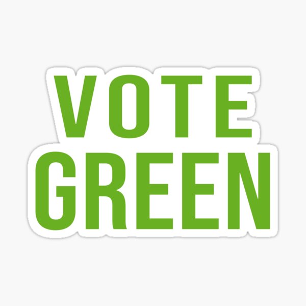 Item preview, Vote Green General Election UK designed and sold by Jeallan Designs.