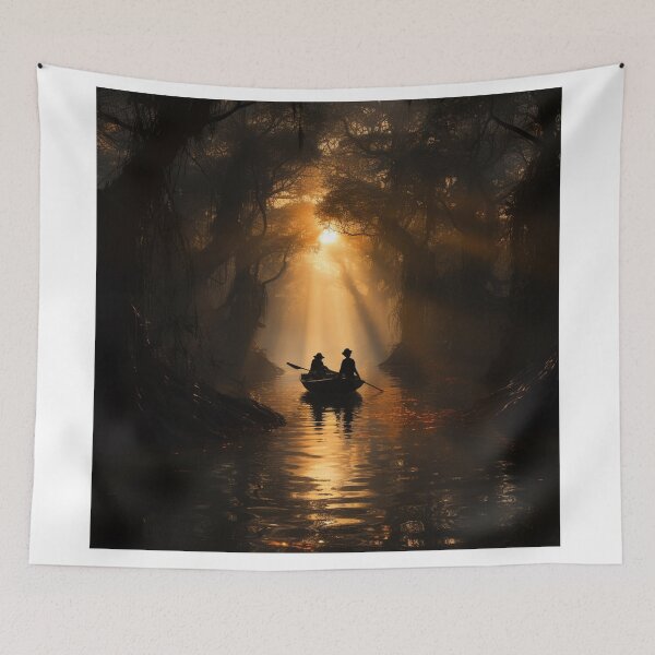 Item preview, Unveiling the Fragile River: Exploring the Hidden Depths within the Shadows designed and sold by Christian Weiss.