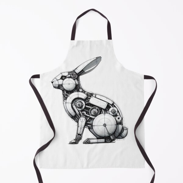 Item preview, Futuristic Mechanical Rabbit Design designed and sold by MiszungART.