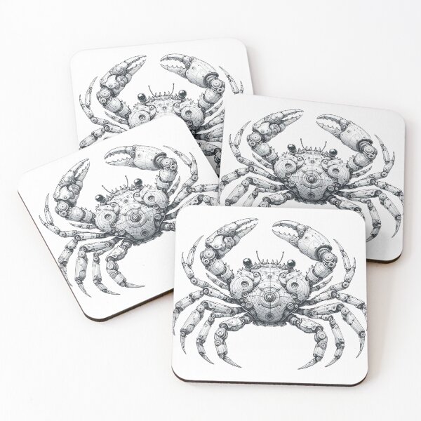 Item preview, Cybernetic Crab Artwork - Mechanical Crab designed and sold by MiszungART.