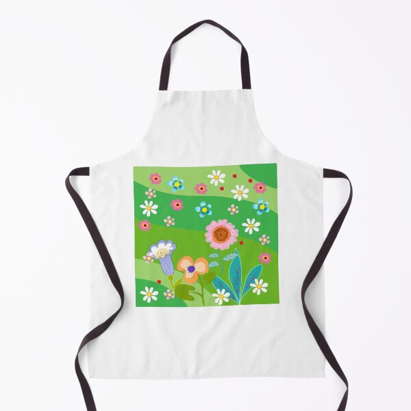 Item preview, bright flowers on a summer field designed and sold by sonaadalian.