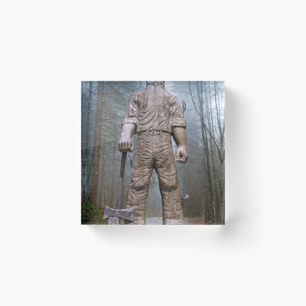 Item preview, Big Joe Mufferaw Statue in a Forest designed and sold by jrtwynam.