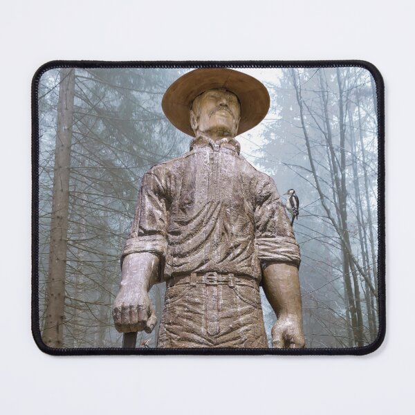 Item preview, Big Joe Mufferaw Statue in a Forest designed and sold by jrtwynam.