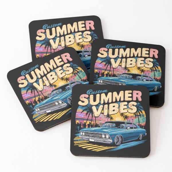 Item preview, Classic Vintage Car Chevy Chevrolet Nova Summer Vibes designed and sold by signenordic.
