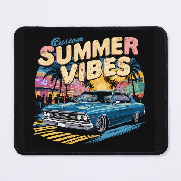 Item preview, Classic Vintage Car Chevy Chevrolet Nova Summer Vibes designed and sold by signenordic.