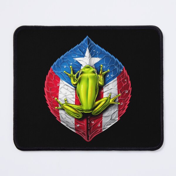 Item preview, Puerto Rico Flag Coqui Frog designed and sold by underheaven.
