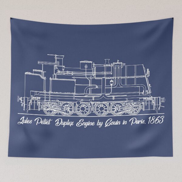 Item preview, Jules Petiet French 1863 Duplex Engine Steam Locomotive  designed and sold by Maljonic.