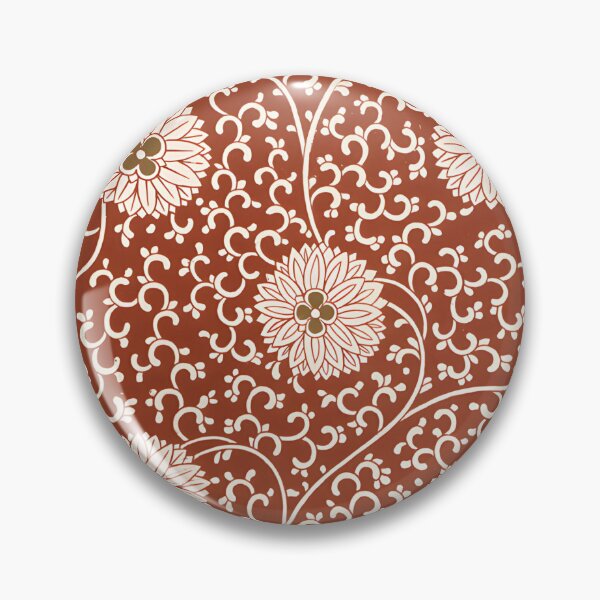 Item preview, orientel inspired flower pattern designed and sold by metebf.