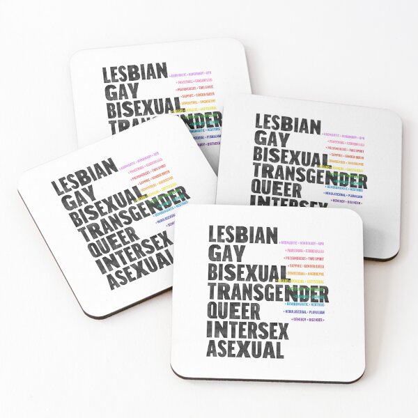 Item preview, LGBTQIA: wood type v1 designed and sold by Skyler Orion X.