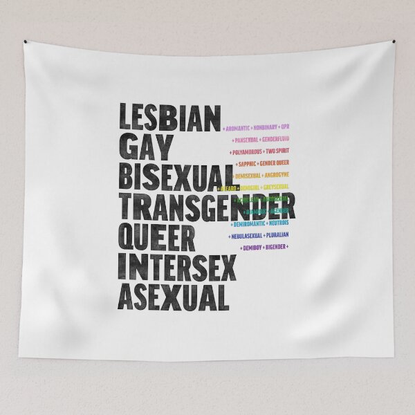 Item preview, LGBTQIA: wood type v1 designed and sold by Skyler Orion X.