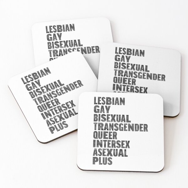 Item preview, LGBTQIA: wood type v2 designed and sold by Skyler Orion X.