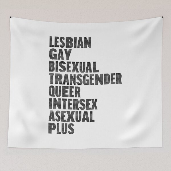 Item preview, LGBTQIA: wood type v2 designed and sold by Skyler Orion X.