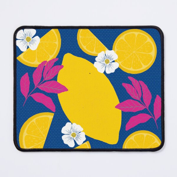 Item preview, Sunny Lemon surrounded by flowers designed and sold by BeUniqueByRomy.