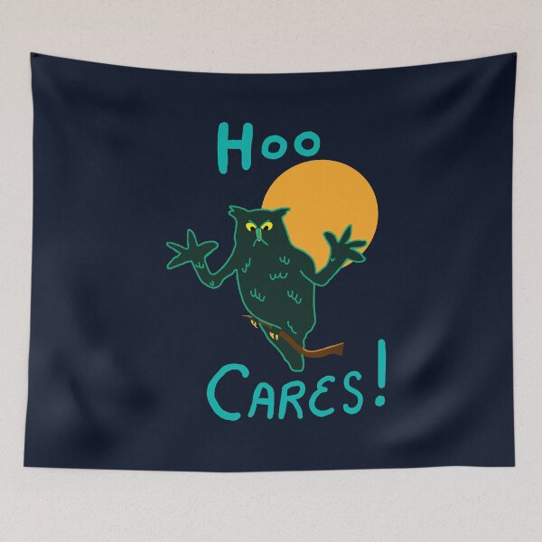 Item preview, Hoo Cares! designed and sold by Sam England.
